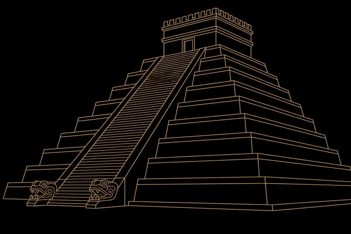Chichén Itzá pyramid, UNESCO World Heritage Site